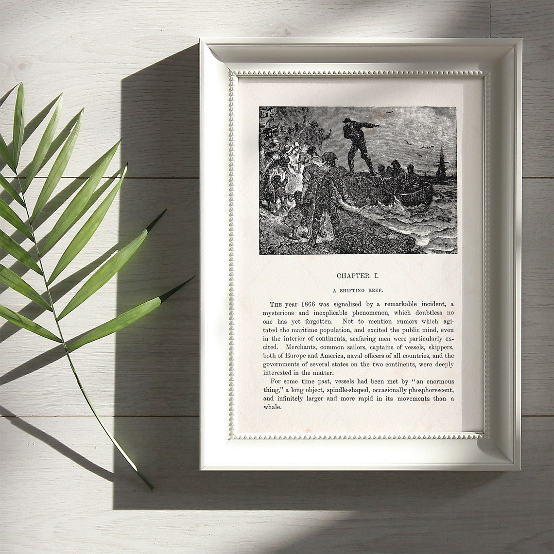 Jules Verne Twenty Thousand Leagues Under The Seas Chapter One Poster - Image 3