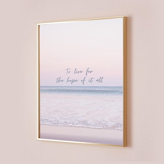 Taylor Lyric Quote Poster, Subtle Office Decor