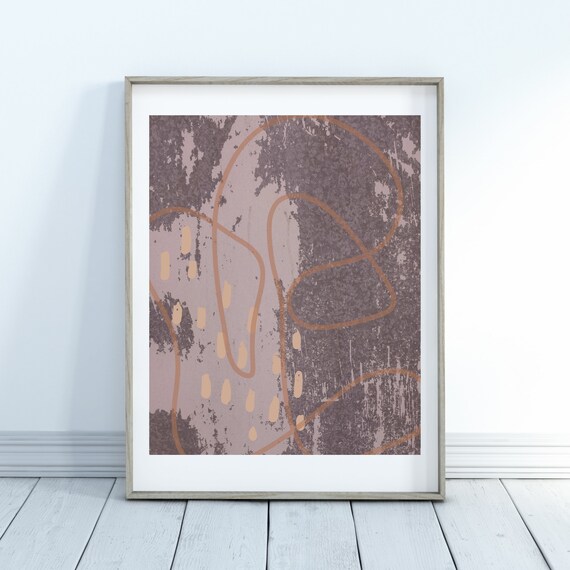 Abstract Beige Abstract Print Beige Print Home Decor Wall Art Wall Art Line Art Print Line Art Modern Print Art
