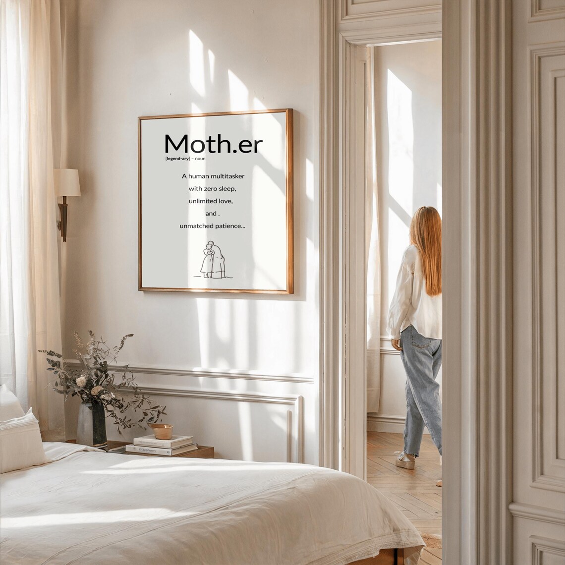 Mother Definition, Funny Minimalist Gift for Mom - Image 3