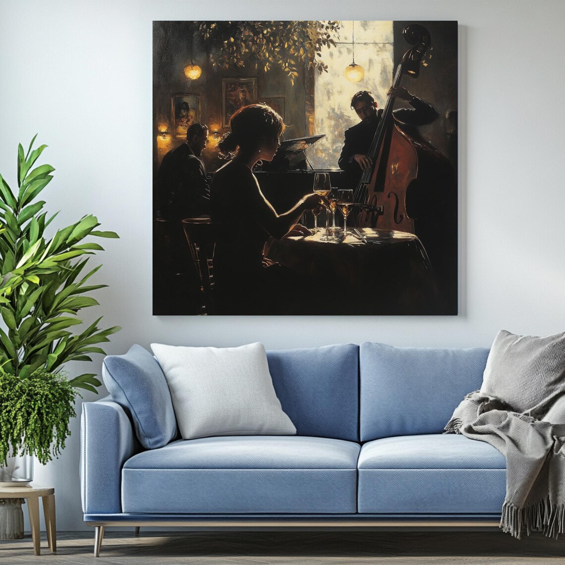 Jazz Band Art Print, Living Room Decor - Image 2