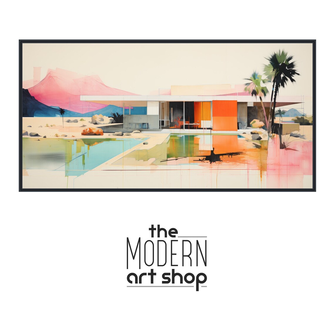 Palm Springs Mid-Century Architecture Art Print - Image 4