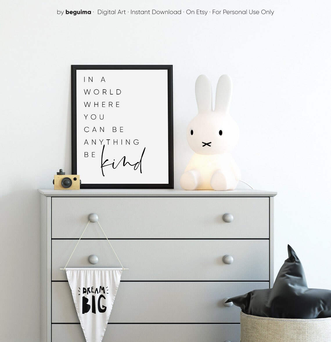Be Kind Motivational Saying Poster Print - Image 3