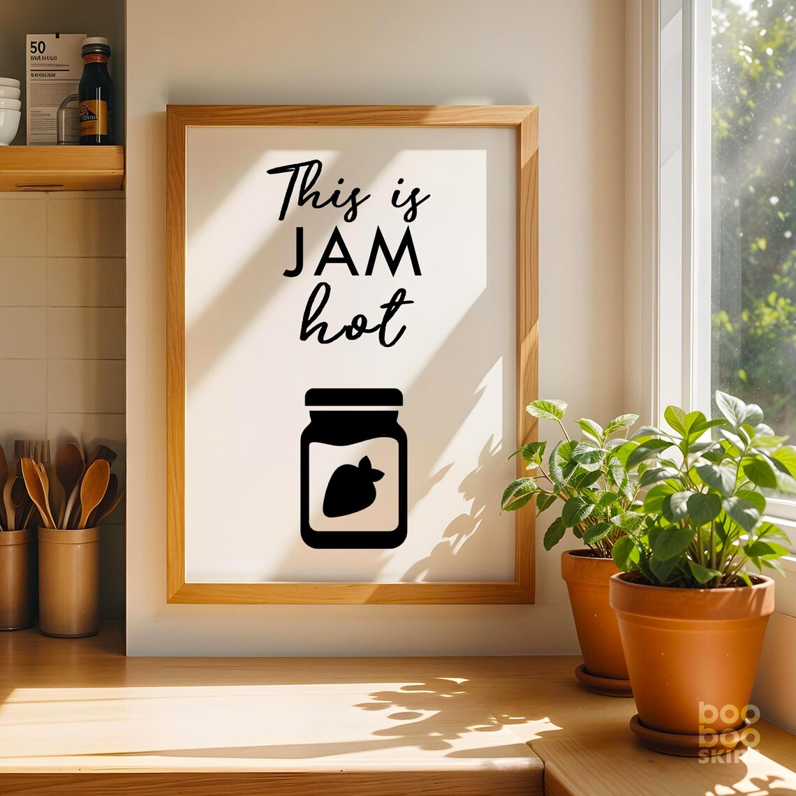 Jam Hot Print, Funny Kitchen Christmas Art