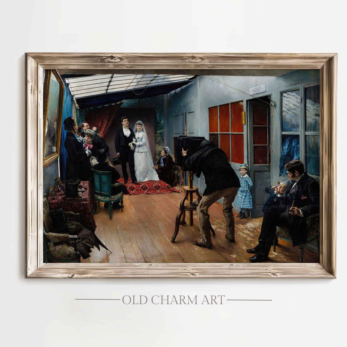 Vintage Portrait Print Figurative Art Painting Vintage Oil Painting Cottage Wall Art Classic Art Poster Wa246
