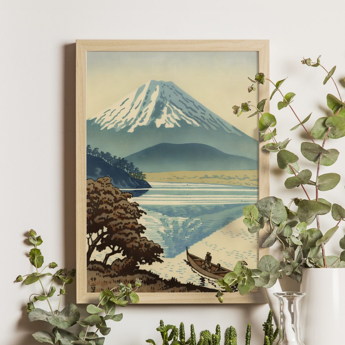 Lake Shojin, Asano Takeji Ukiyo-E Art Print