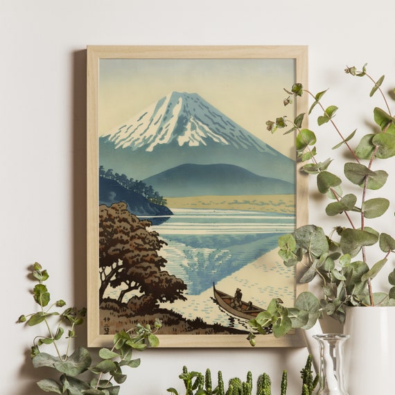 Lake Shojin, Asano Takeji Ukiyo-E Art Print