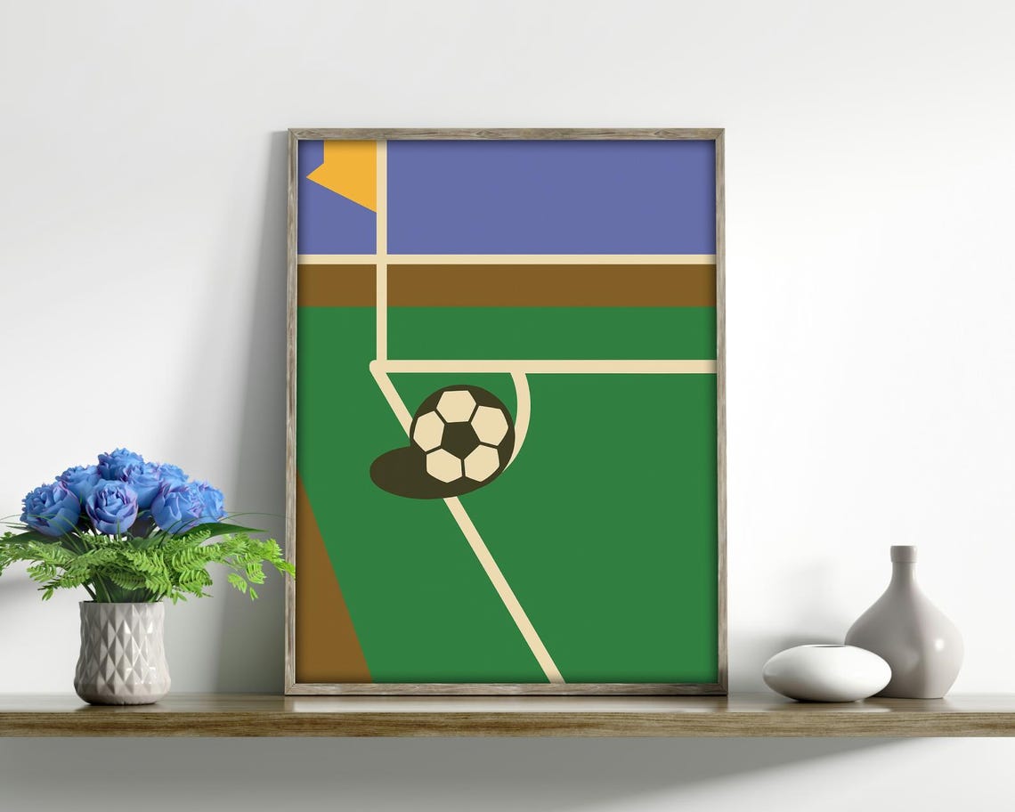 Soccer Sport Wall Art Print - Image 3