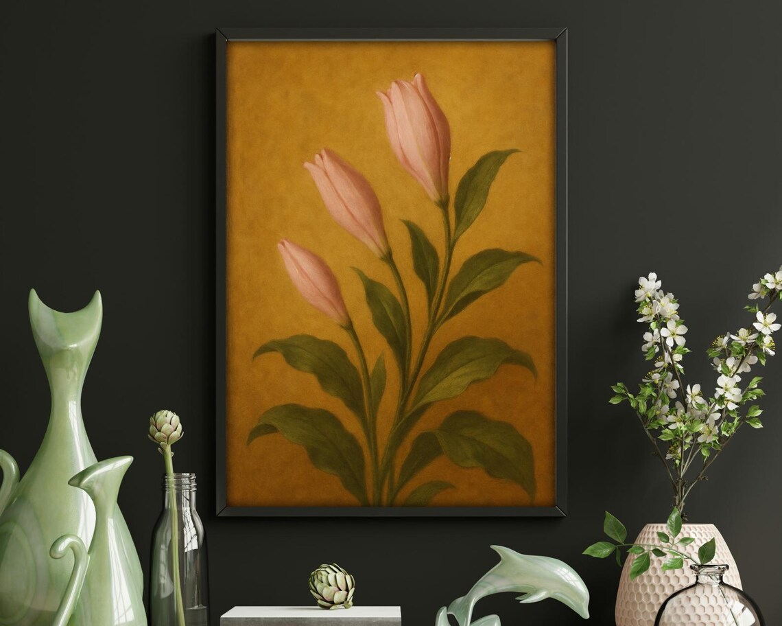 Vintage Tulip Botanical Art Print - Image 3