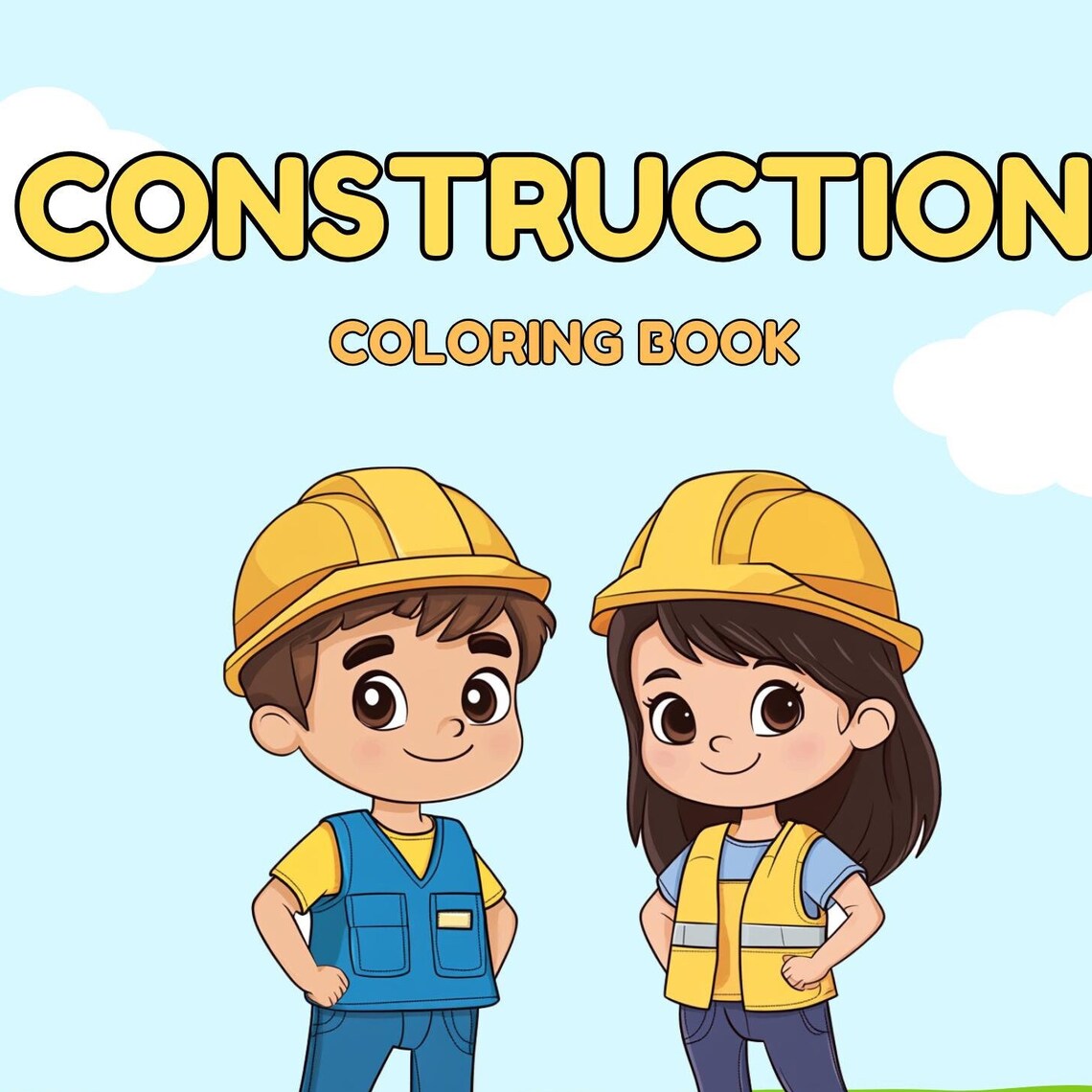 Personalized Kids Construction - Activity Print