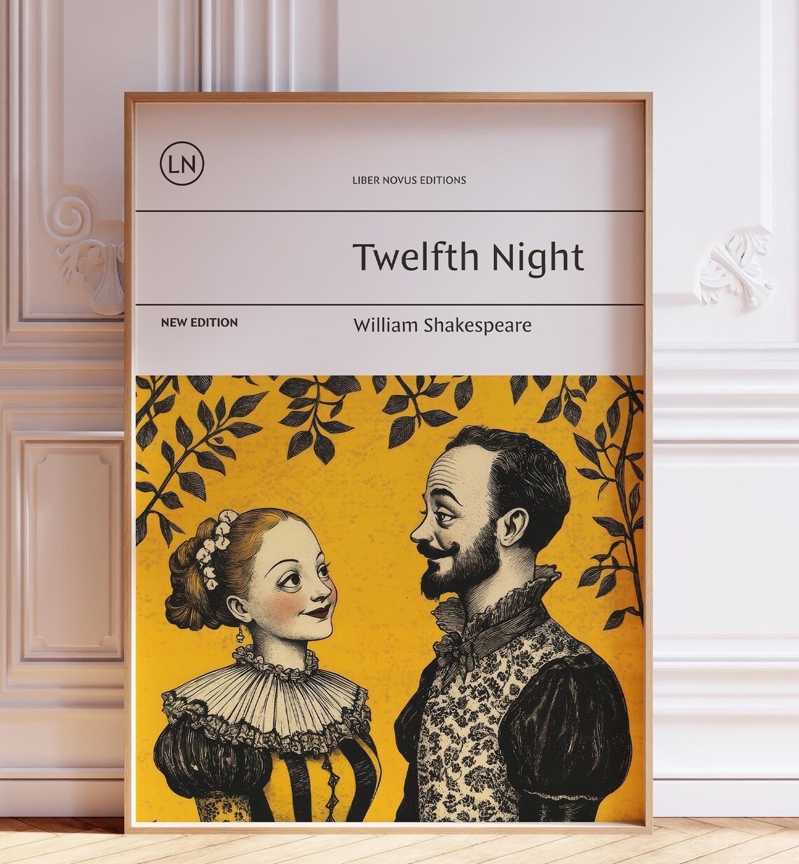 Twelfth Night Shakespeare Literary Art Print