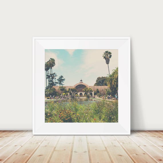 Balboa Park Botanical Building Print San Diego Architecture Photograph