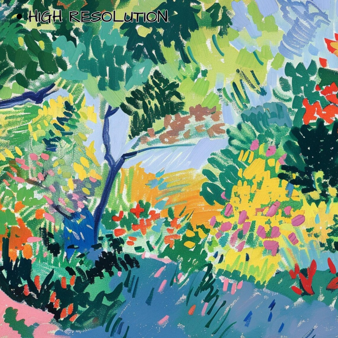 Wildflower Pop Art, Maximalist Botanical Poster - Image 3