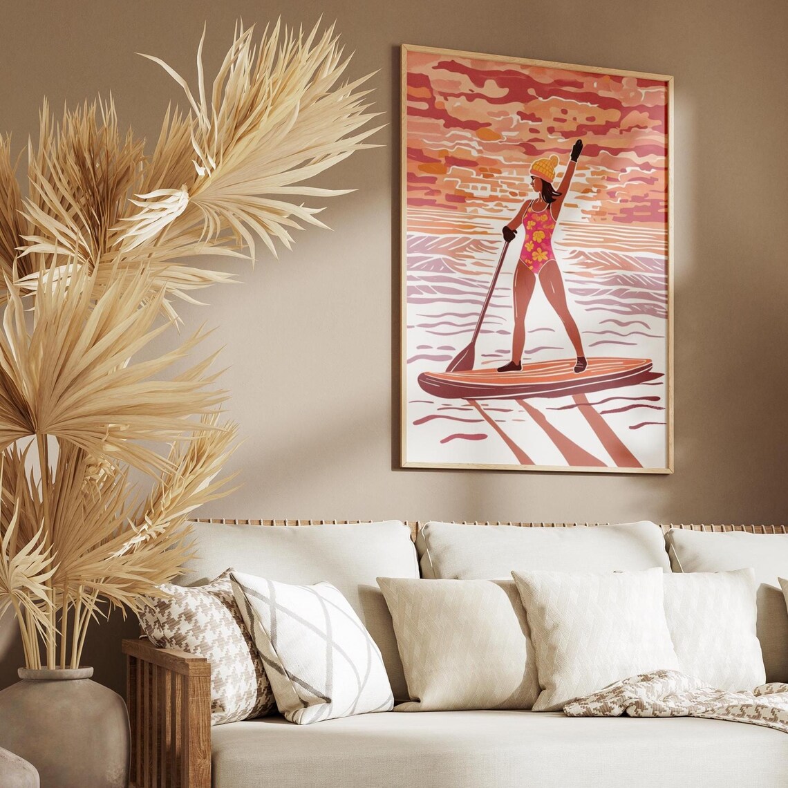Stand Up Paddleboard Poster, Water Sport Gift - Image 4
