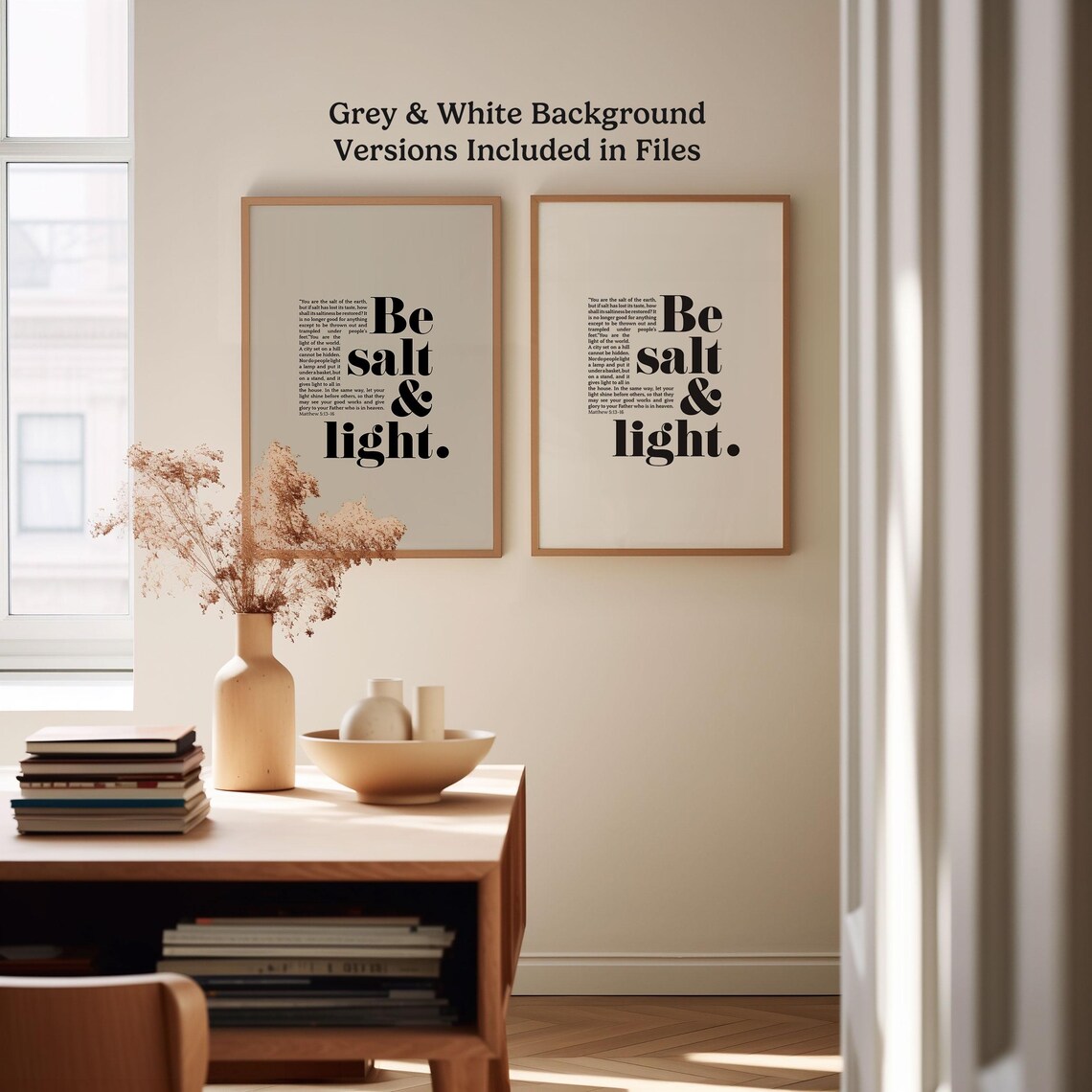 Be Salt and Light, Matthew 5:13-16 Scripture Print - Image 6