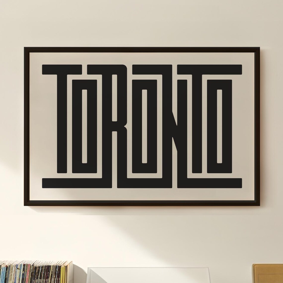 Toronto City Minimalist Typography Art Print