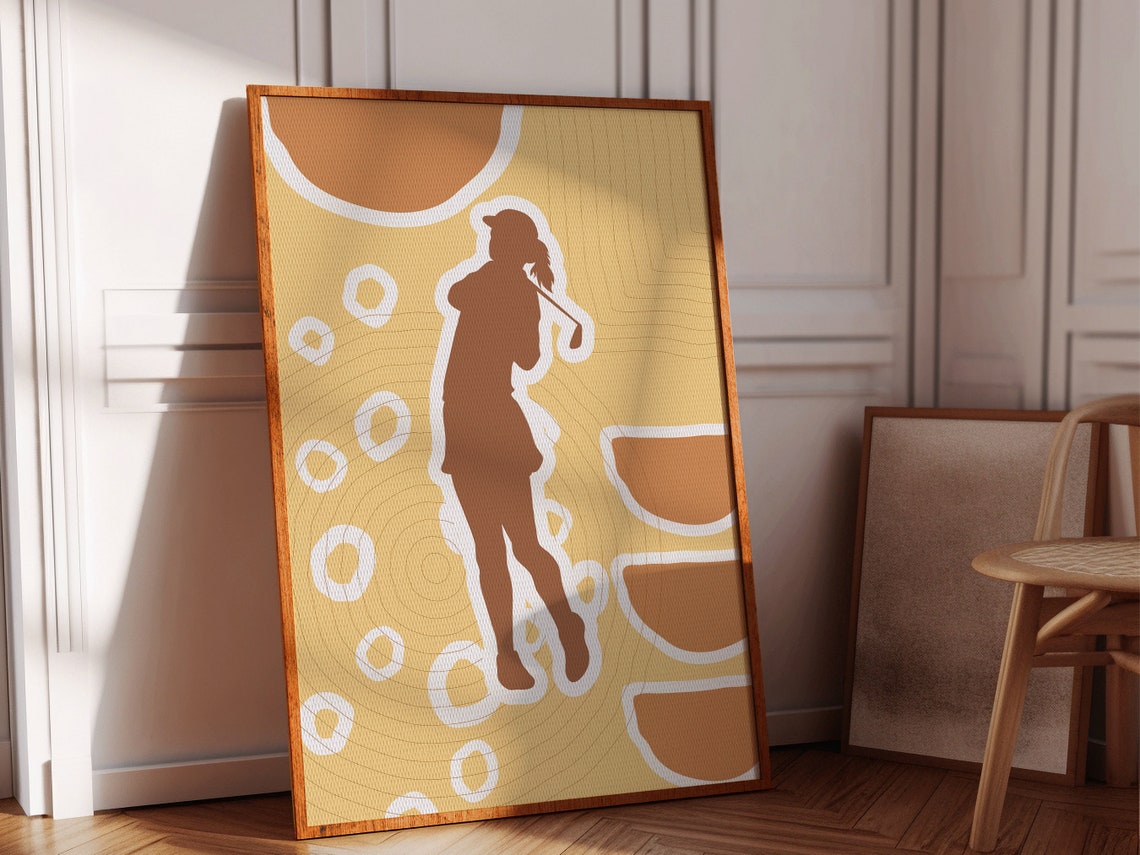 Golf Boho Minimalist Poster - Image 2