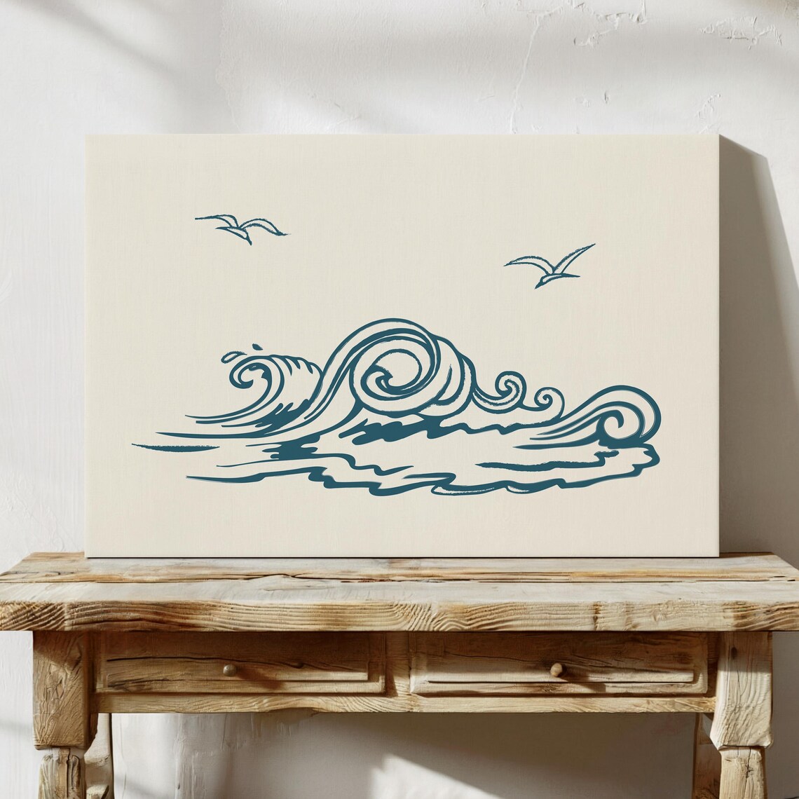 Beach Vibe Boho Minimalist, Modern Art Print - Image 2