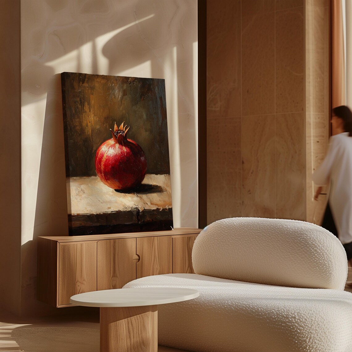 Pomegranate Still Life, Vintage Kitchen Art Print - Image 4