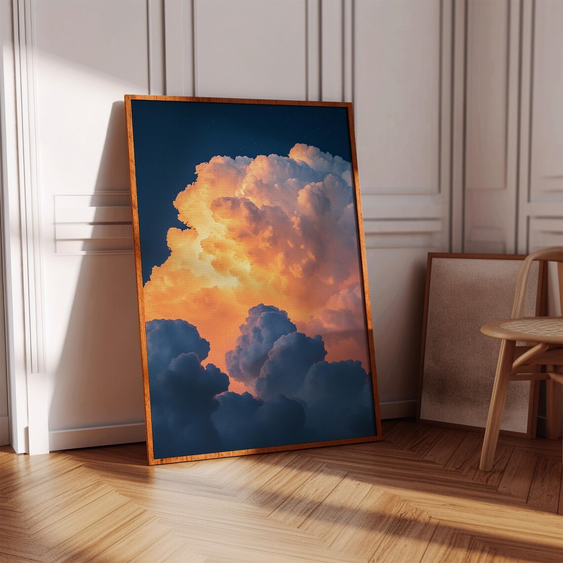 Sunset Cloud Art Print, Dramatic Twilight Sky