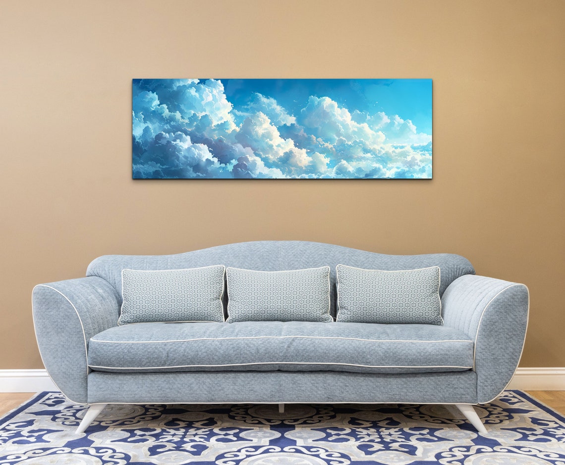 Panoramic Cloud Sky Wall Art - Image 4