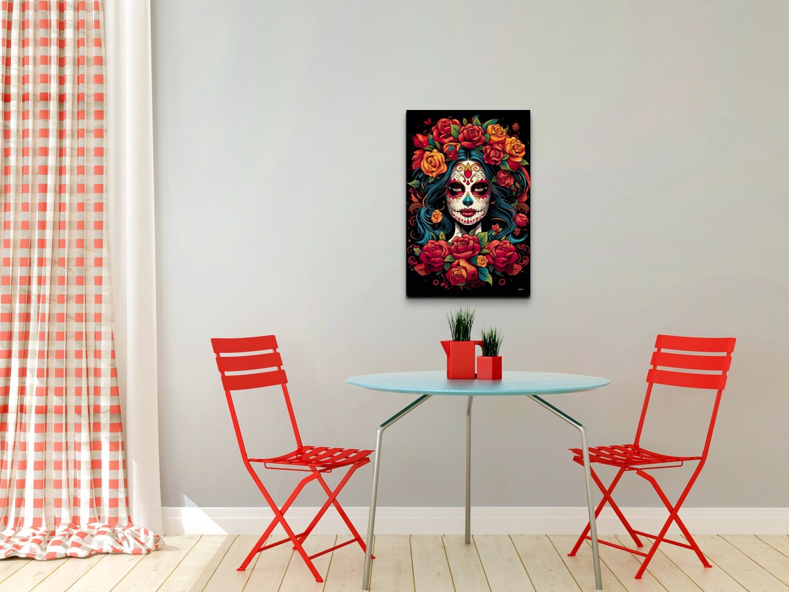 Day Of The Dead Poster, Dia De Los Muertos - Image 5