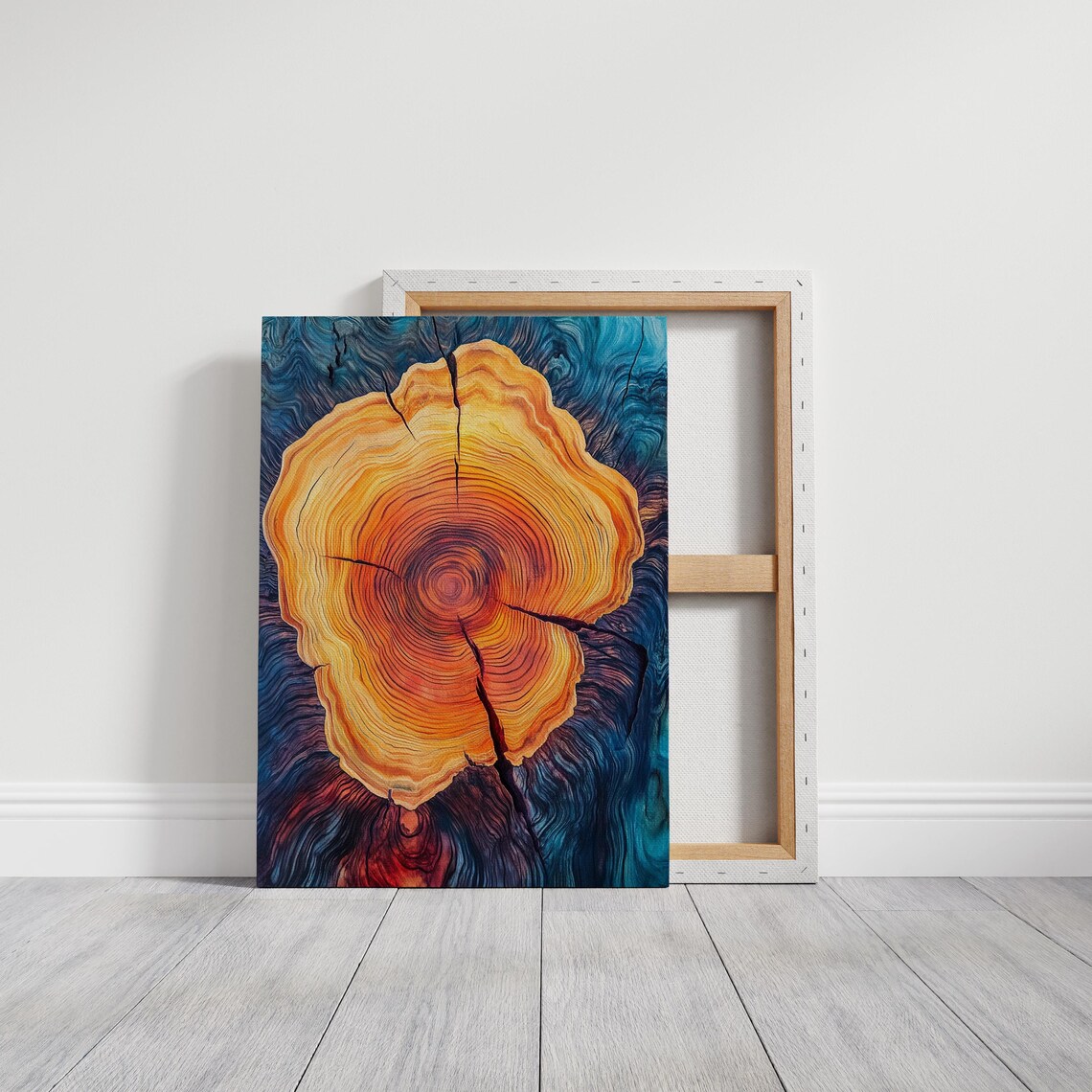 Tree Ring Art Print, Bold Abstract Nature Inspired - Image 7