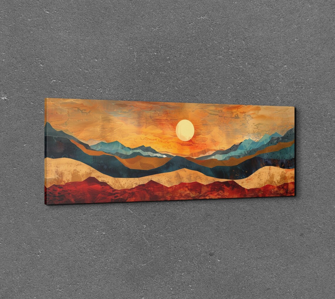 Southwest Style Sunset Wall Art Print, Modern Decor - Image 7