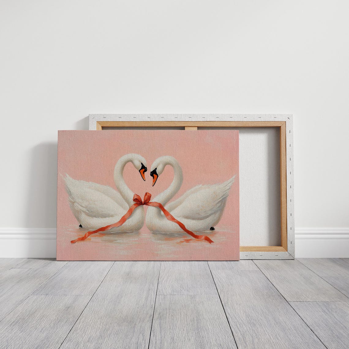 Romantic Swan Pair, Love Themed Decor - Image 4
