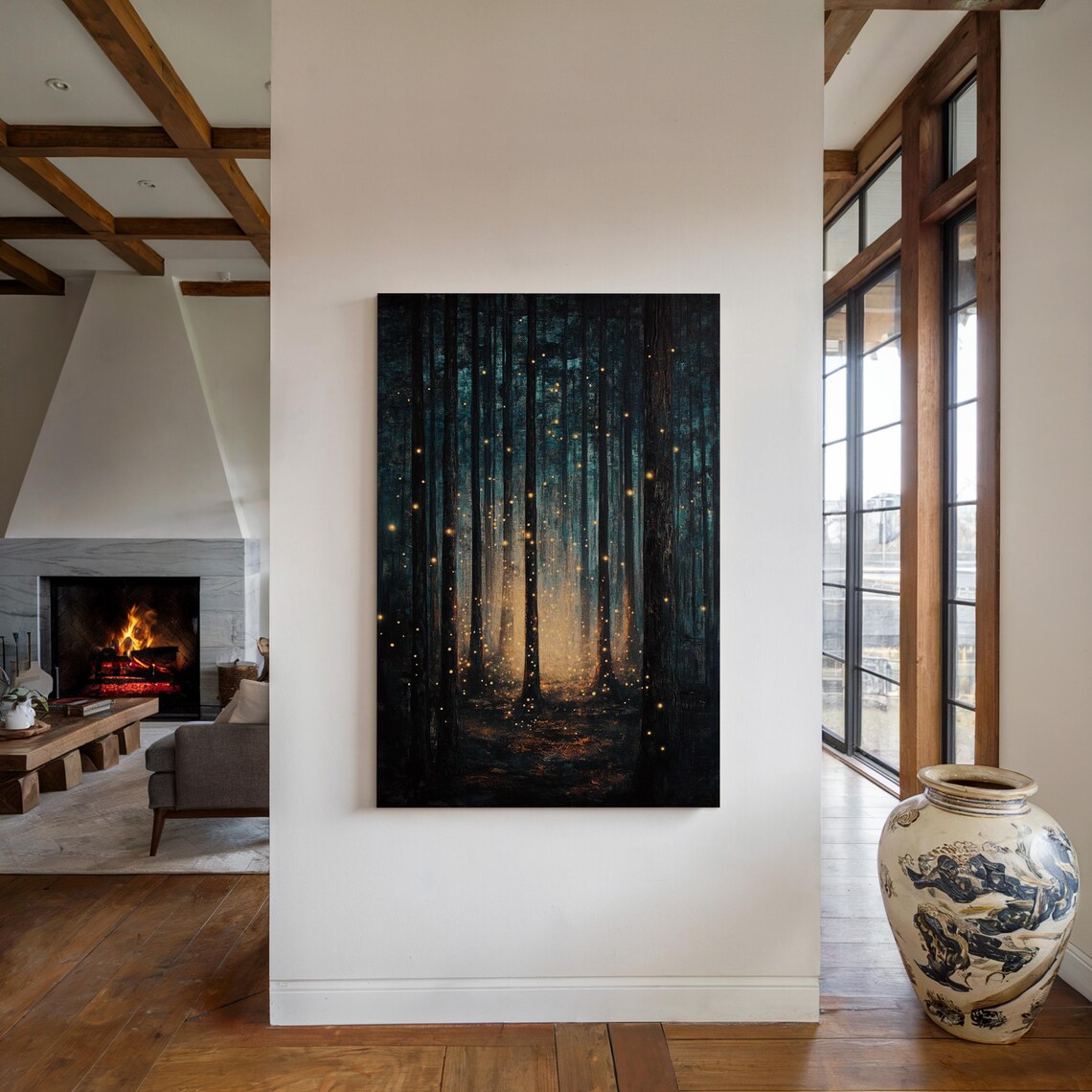 Mystical Firefly Forest, Magical Woodland Glow - Image 5