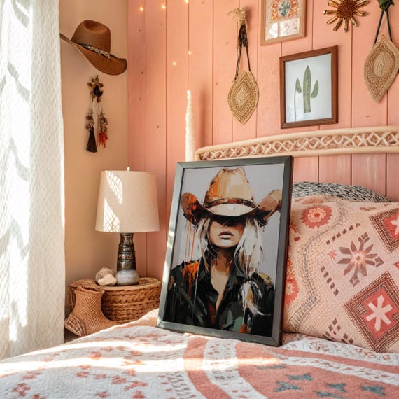 Cowgirl In Shadows