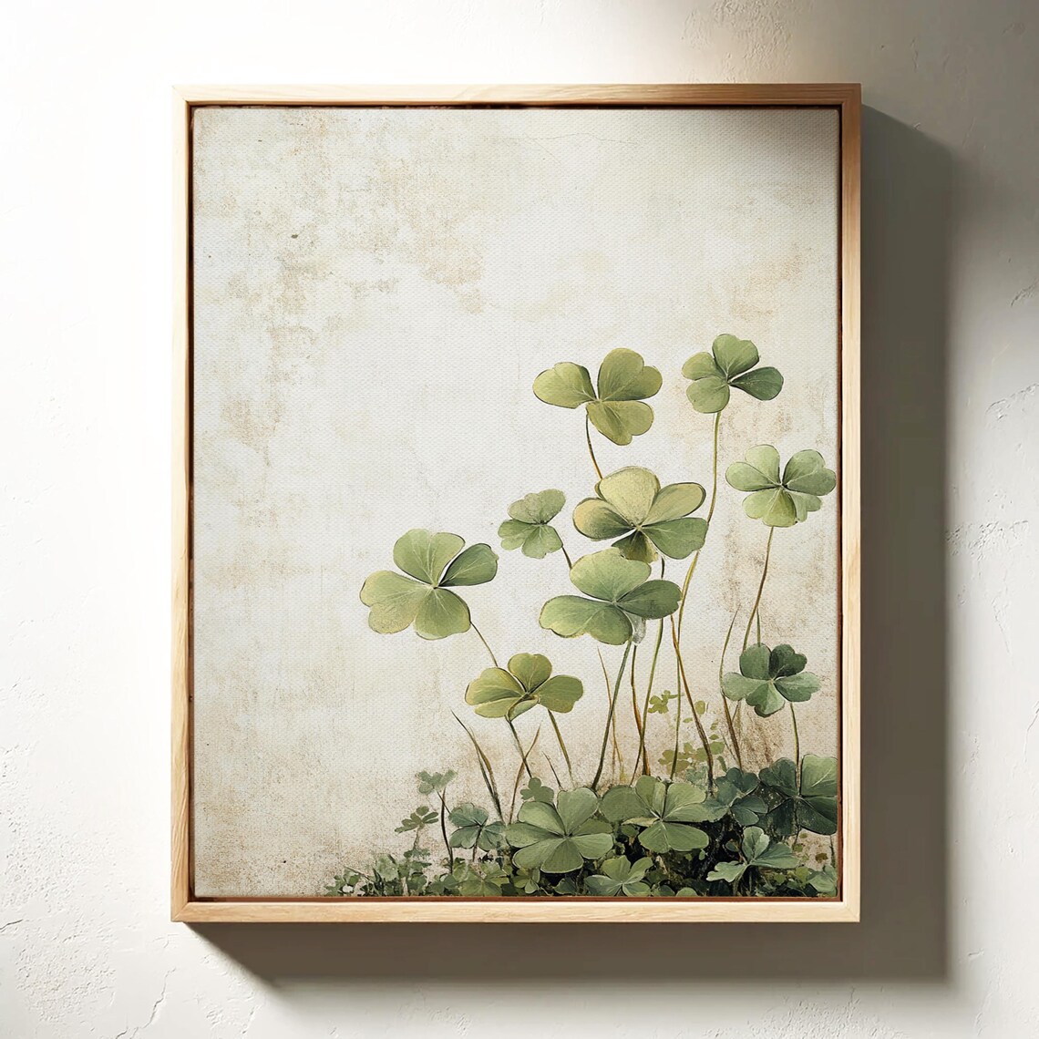 Minimalist Shamrock Wall Art, Elegant Nature Print - Image 6