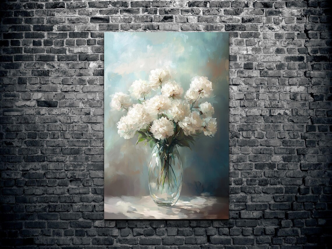 Mid Century Modern Botanical Vase Art Print - Image 2