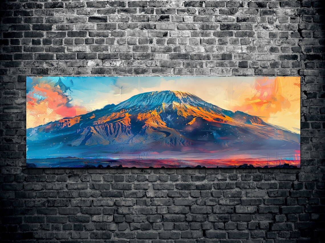Mount Kilimanjaro Mid-Century Modern Panorama - Image 2