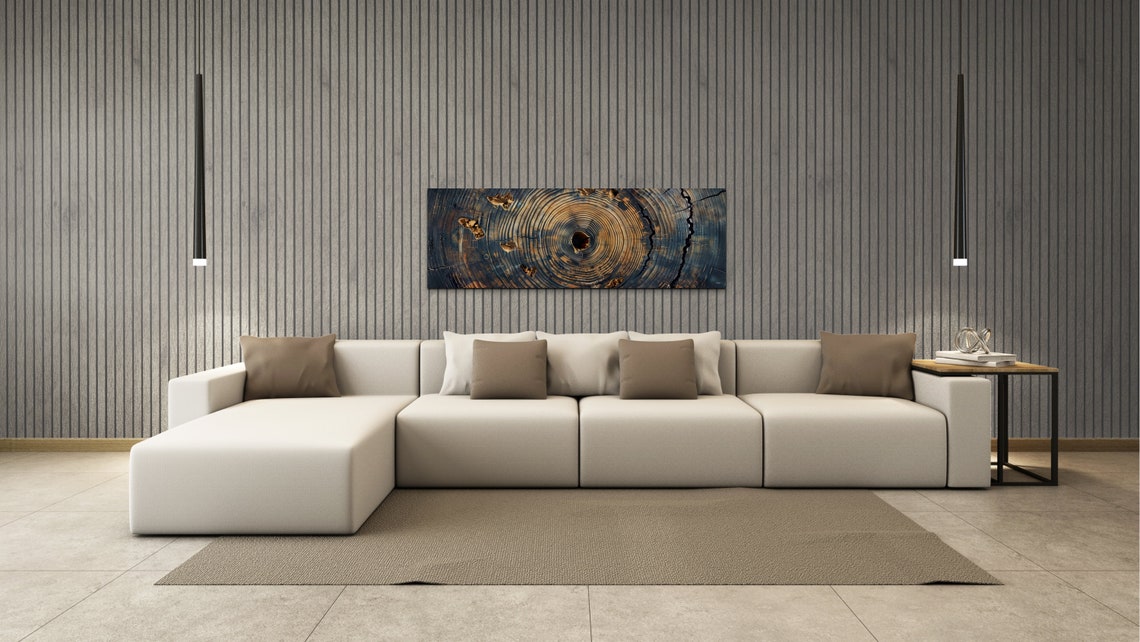 Abstract Tree Ring Nordic Art Print - Image 5