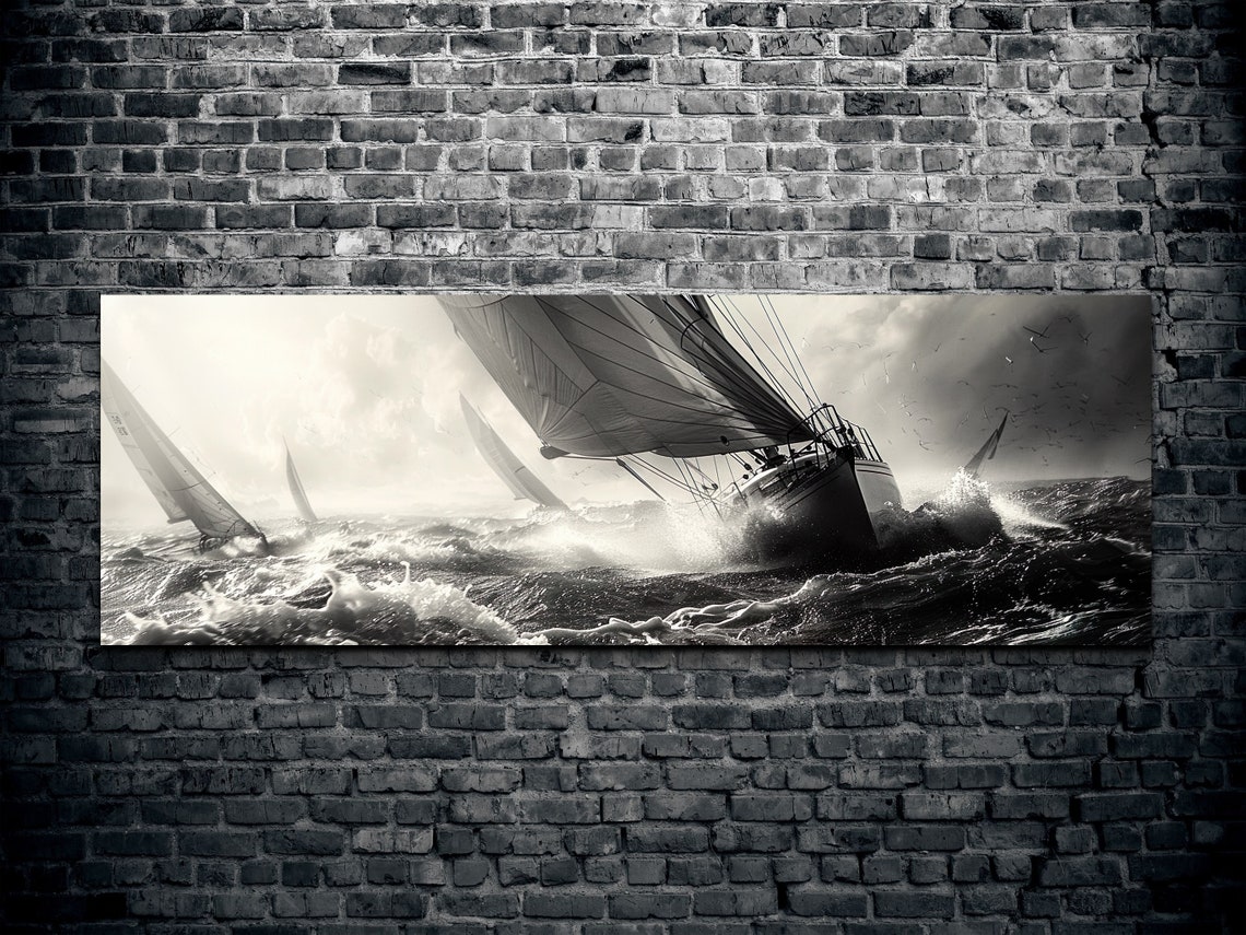 Sailboat Panoramic Poster - Image 2