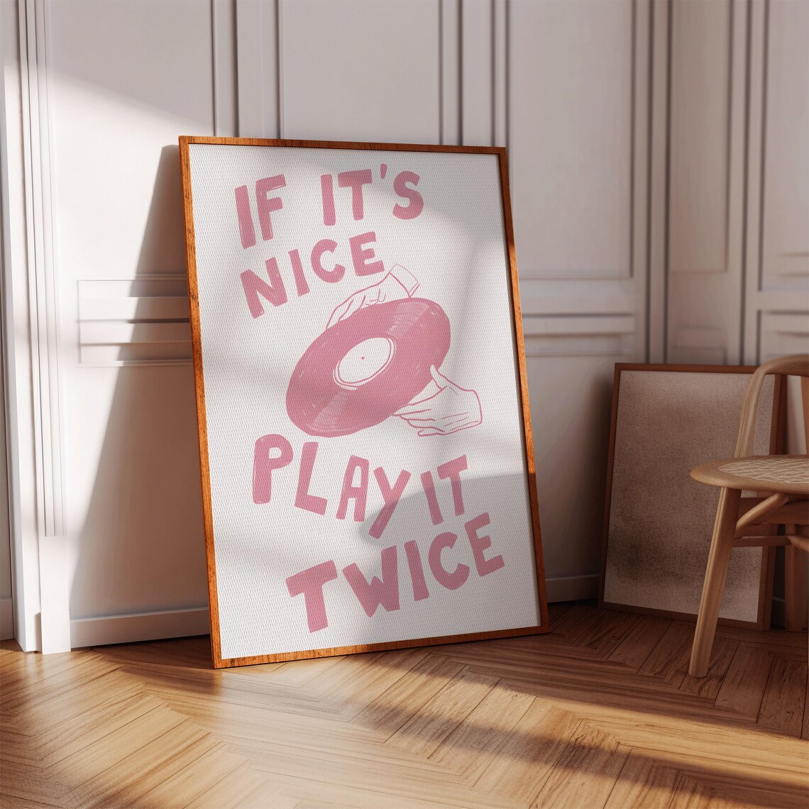 If Its Nice Play It Twice Art Print