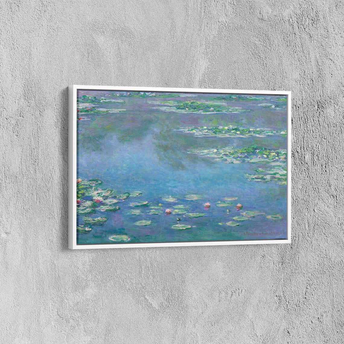 Claude Monet Water Lilies Serene Blue Pond Impressionist Poster - Image 6