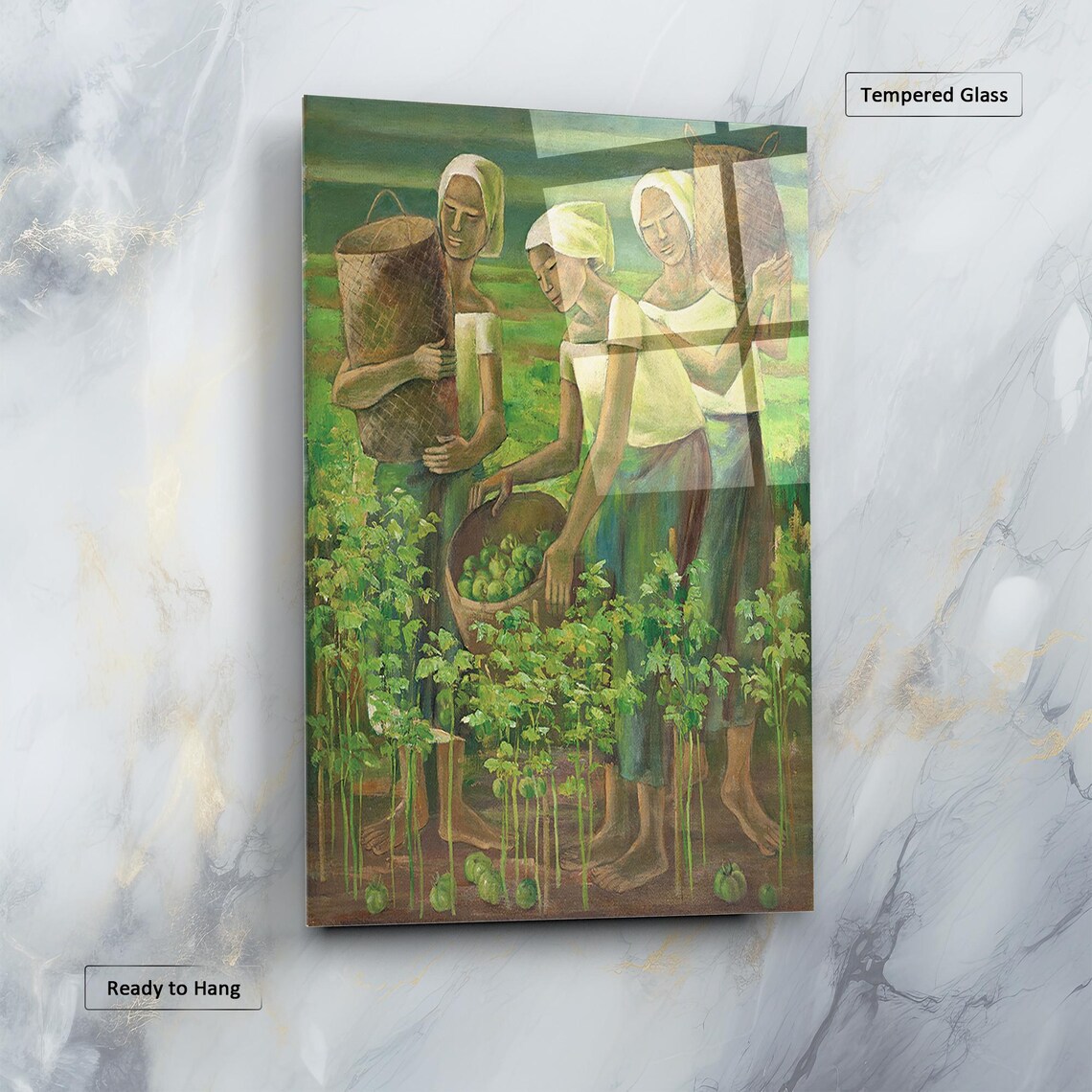 Anita Magsaysay Ho Fruit Pickers Filipino Women Harvest Art Poster - Image 2