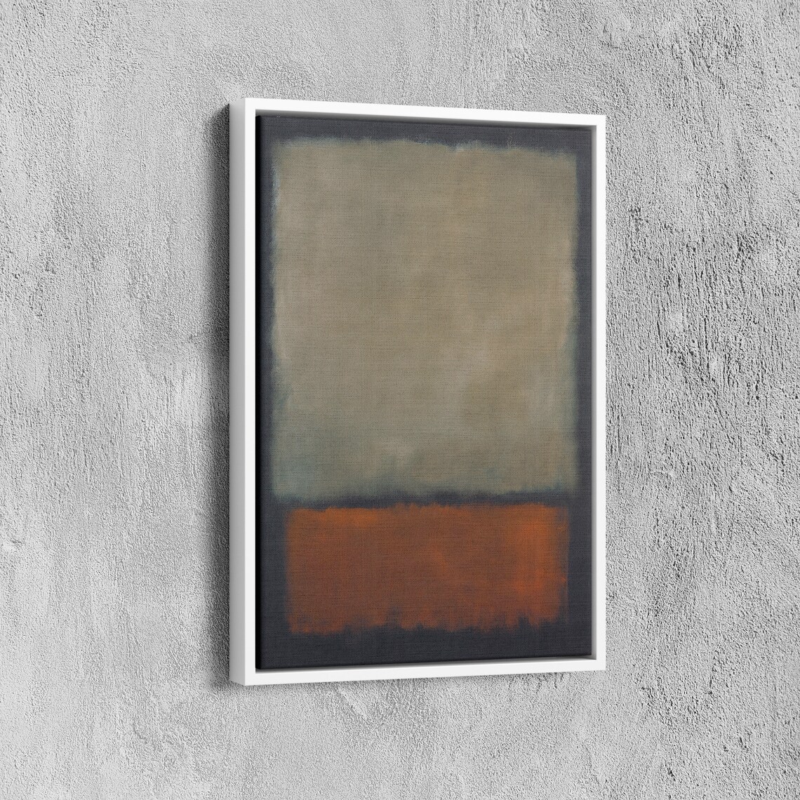 Mark Rothko Gray And Orange Print Mark Rothko Painting Exhibition Poster Modern Art Expressionism Art Mark Rothko Reproduction - Image 6