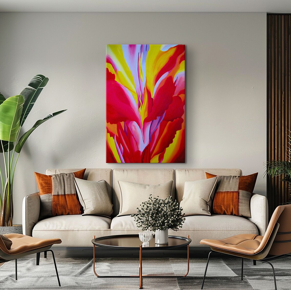 Georgia OKeeffe Light Of Iris Bold Floral Close Up Art Poster - Image 4