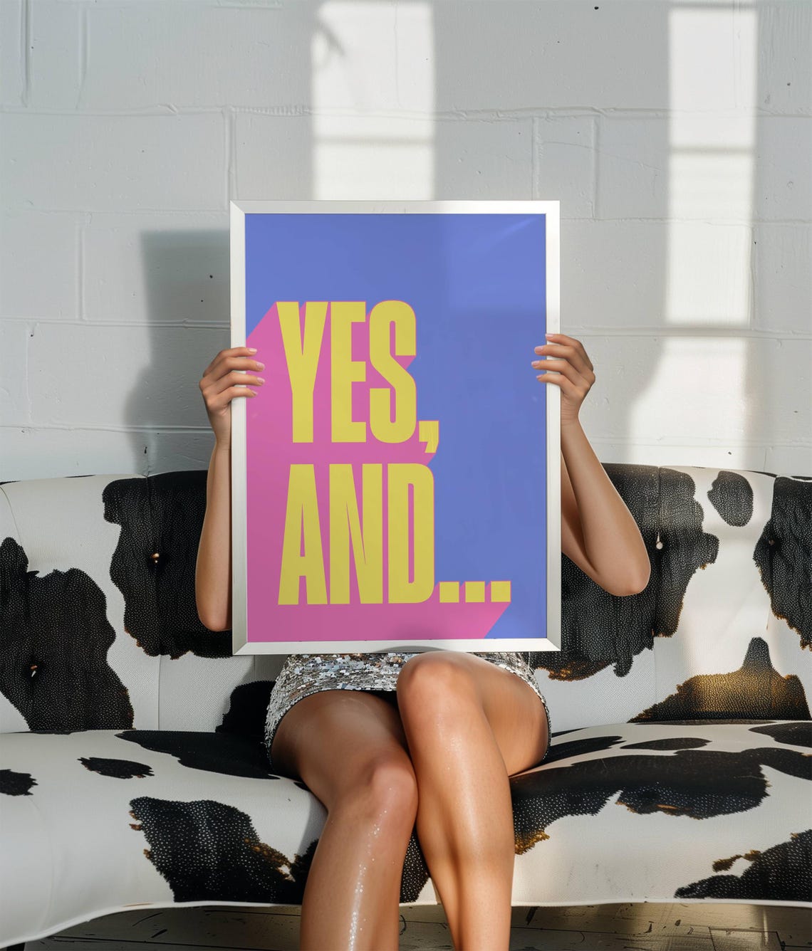 Yes And Improv Rule Quote Colorful Pop Art Theatre Poster Decor Gift - Image 4