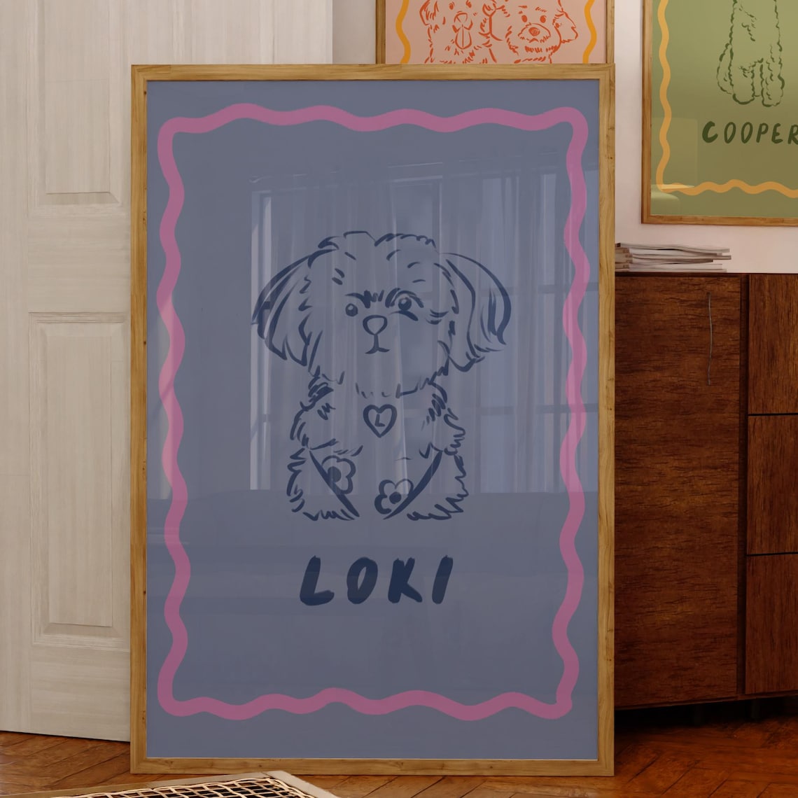 Custom Dog Portrait, Badly Drawn Pet Art - Image 4