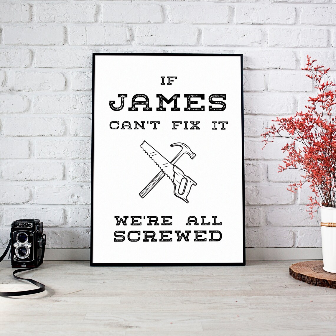 Personalized Father's Day Gift For Dad, Wall Art Print - Image 2