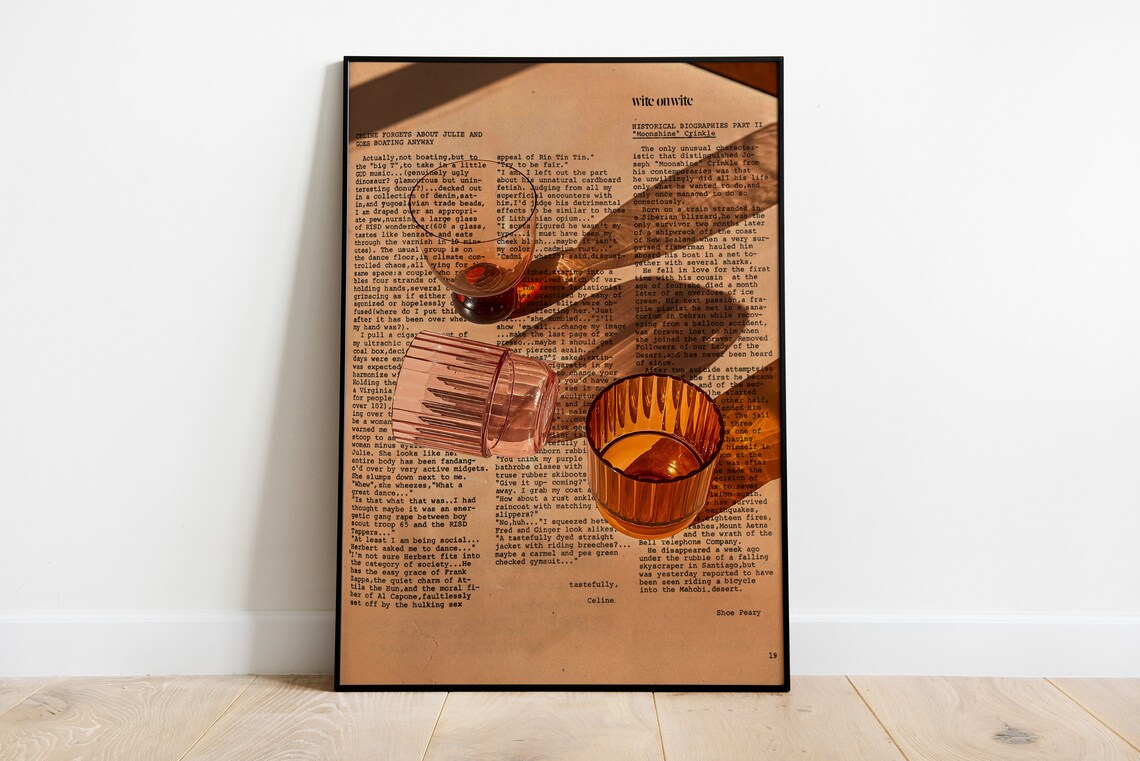 70s Typography Psychedelic Vintage Poster Print - Image 3