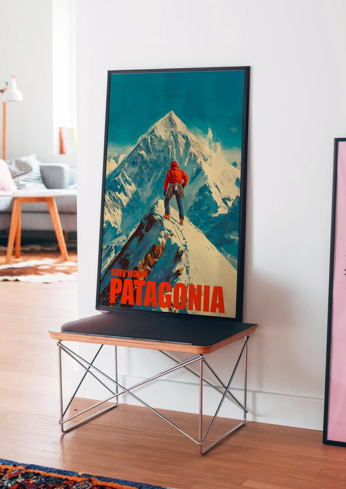 Patagonia Wilderness Retro Travel Poster, Vintage Mountain - Image 4