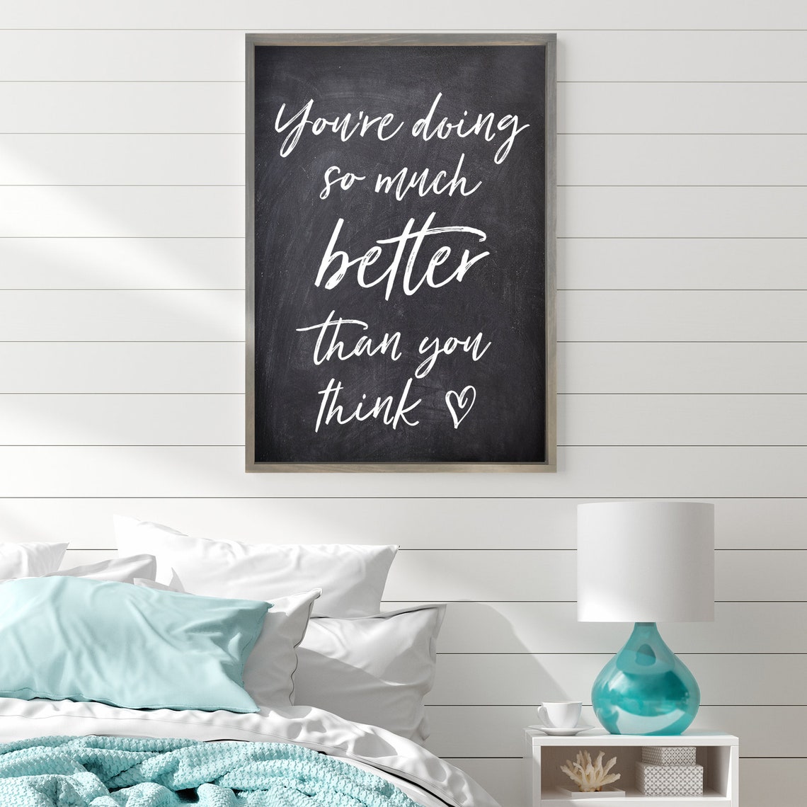 You Are Doing Better Than You Think Motivational Quote Poster - Image 3