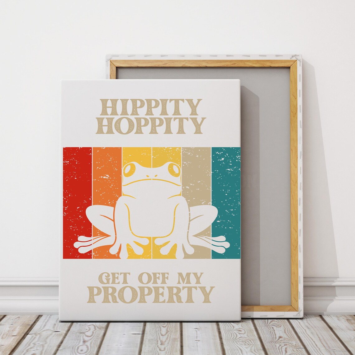 Hippity Hoppity Get Off My Property Humor Poster - Image 3