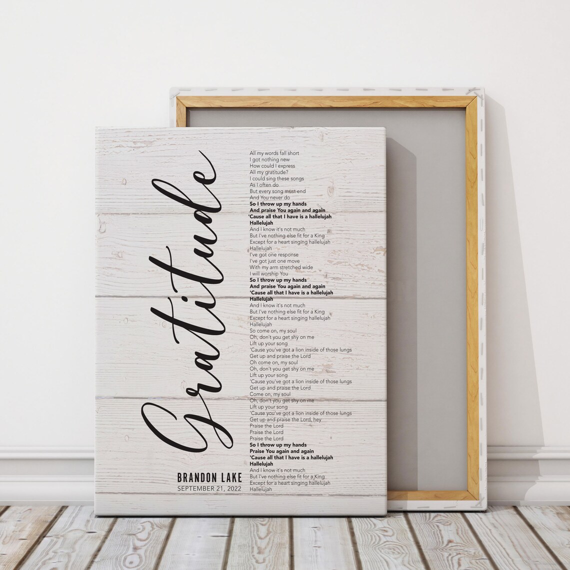 Custom Song Lyrics Art Print, Personalized Music Choice - Image 3