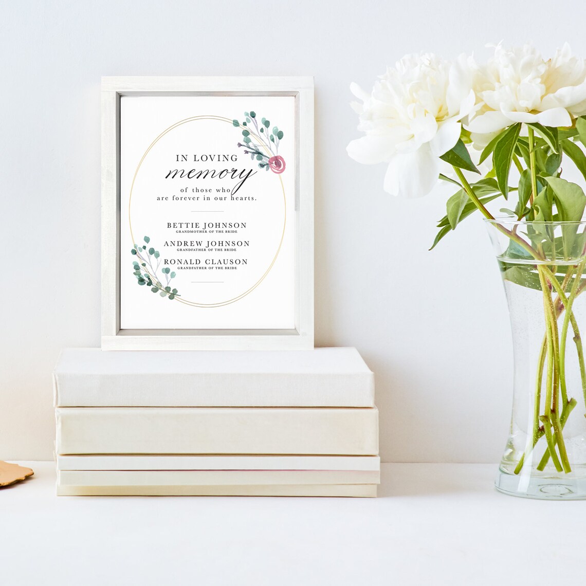 In Loving Memory Wedding Decor, Mourning Tribute - Image 3